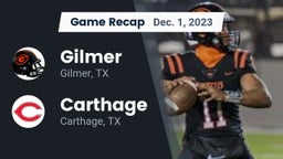 Recap: Gilmer  vs. Carthage  2023