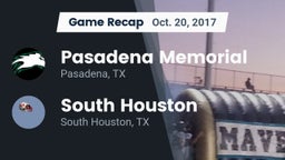 Recap: Pasadena Memorial  vs. South Houston  2017
