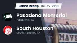 Recap: Pasadena Memorial  vs. South Houston  2018