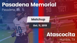 Matchup: Pasadena Memorial vs. Atascocita  2019