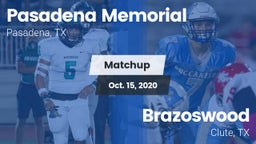Matchup: Pasadena Memorial vs. Brazoswood  2020