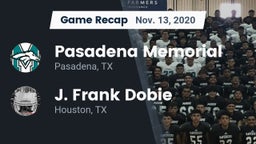Recap: Pasadena Memorial  vs. J. Frank Dobie  2020