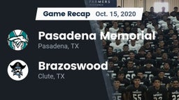 Recap: Pasadena Memorial  vs. Brazoswood  2020