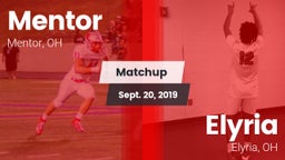 Matchup: Mentor  vs. Elyria  2019