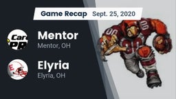 Recap: Mentor  vs. Elyria  2020