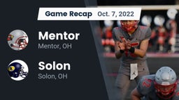 Recap: Mentor  vs. Solon  2022