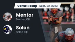 Recap: Mentor  vs. Solon  2023