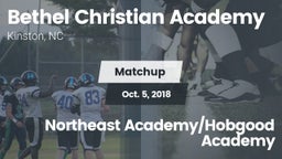 Matchup: Bethel Christian vs. Northeast Academy/Hobgood Academy 2018