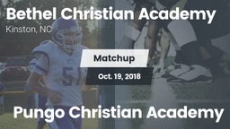 Matchup: Bethel Christian vs. Pungo Christian Academy 2018