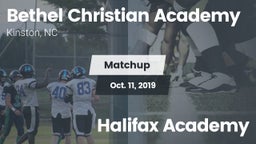 Matchup: Bethel Christian vs. Halifax Academy 2019