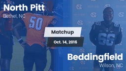 Matchup: North Pitt High vs. Beddingfield  2016