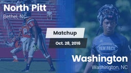 Matchup: North Pitt High vs. Washington  2016