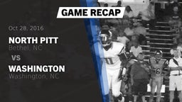 Recap: North Pitt  vs. Washington  2016