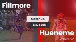 Matchup: Fillmore  vs. Hueneme  2017
