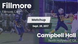 Matchup: Fillmore  vs. Campbell Hall  2017