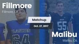 Matchup: Fillmore  vs. Malibu  2017