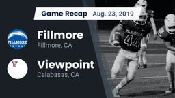 Recap: Fillmore  vs. Viewpoint  2019