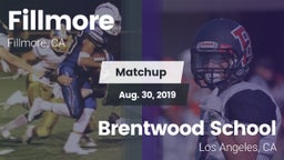 Matchup: Fillmore  vs. Brentwood School 2019