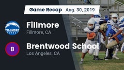 Recap: Fillmore  vs. Brentwood School 2019