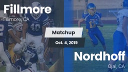 Matchup: Fillmore  vs. Nordhoff  2019