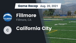 Recap: Fillmore  vs. California CIty 2021
