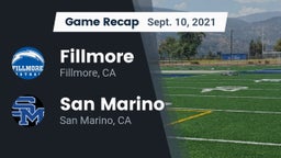 Recap: Fillmore  vs. San Marino  2021