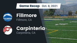 Recap: Fillmore  vs. Carpinteria  2021