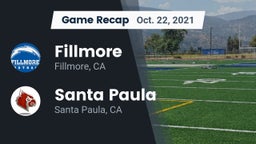 Recap: Fillmore  vs. Santa Paula  2021