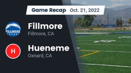Recap: Fillmore  vs. Hueneme  2022