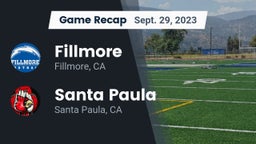 Recap: Fillmore  vs. Santa Paula  2023