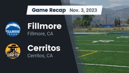 Recap: Fillmore  vs. Cerritos  2023