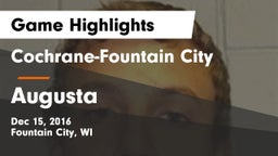 Cochrane-Fountain City  vs Augusta  Game Highlights - Dec 15, 2016