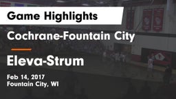 Cochrane-Fountain City  vs Eleva-Strum  Game Highlights - Feb 14, 2017