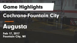 Cochrane-Fountain City  vs Augusta  Game Highlights - Feb 17, 2017
