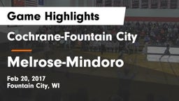 Cochrane-Fountain City  vs Melrose-Mindoro  Game Highlights - Feb 20, 2017