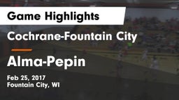 Cochrane-Fountain City  vs Alma-Pepin Game Highlights - Feb 25, 2017