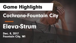 Cochrane-Fountain City  vs Eleva-Strum  Game Highlights - Dec. 8, 2017