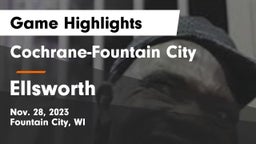 Cochrane-Fountain City  vs Ellsworth  Game Highlights - Nov. 28, 2023