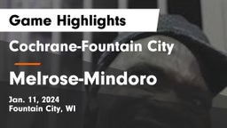 Cochrane-Fountain City  vs Melrose-Mindoro  Game Highlights - Jan. 11, 2024
