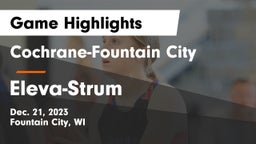 Cochrane-Fountain City  vs Eleva-Strum  Game Highlights - Dec. 21, 2023
