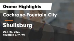 Cochrane-Fountain City  vs Shullsburg  Game Highlights - Dec. 27, 2023