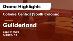 Colonie Central  (South Colonie) vs Guilderland  Game Highlights - Sept. 2, 2022