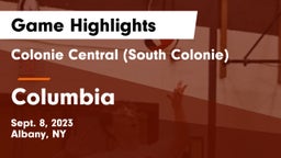 Colonie Central  (South Colonie) vs Columbia  Game Highlights - Sept. 8, 2023
