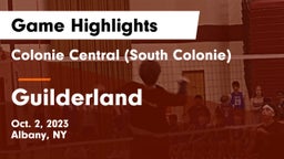 Colonie Central  (South Colonie) vs Guilderland  Game Highlights - Oct. 2, 2023