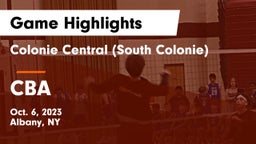 Colonie Central  (South Colonie) vs CBA Game Highlights - Oct. 6, 2023