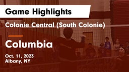 Colonie Central  (South Colonie) vs Columbia  Game Highlights - Oct. 11, 2023