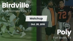 Matchup: Birdville High vs. Poly  2016