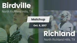 Matchup: Birdville High vs. Richland  2017