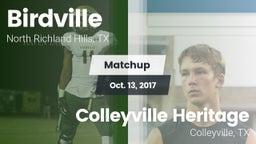 Matchup: Birdville High vs. Colleyville Heritage  2017