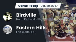 Recap: Birdville  vs. Eastern Hills  2017